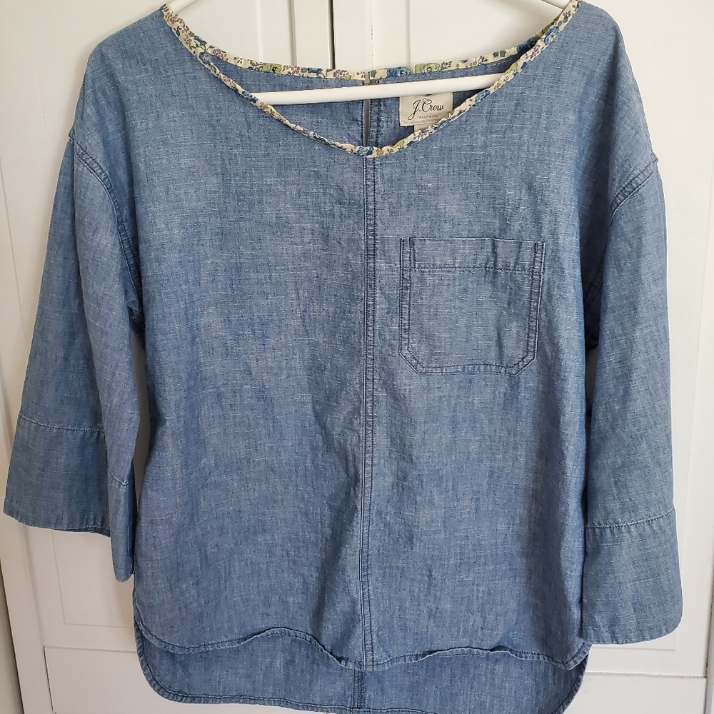 JCREW Women Denim Top